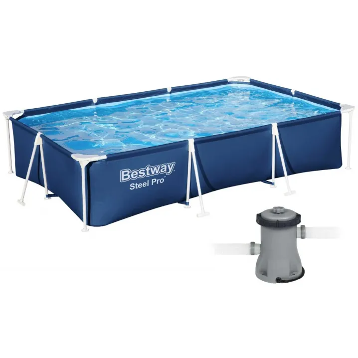 Каркасний басейн Bestway 56411 (300х201х66 см) з картриджним фільтром