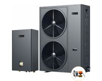 Інверторний тепловий насос для дому Aquaviva Plus 20T (19.83 кВт), циркуляційний насос + триходовий клапан