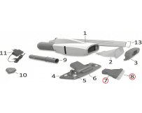 Плоска насадка зі щіткою Kokido для пилососа Telsa EV15