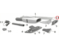 Набір труб Kokido для пилососа Telsa EV15, 5 шт. (EV15ASM01/GRY)