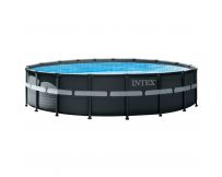 Каркасний басейн Intex 26330 ULTRA XTR (549х132 см) з пісочним фільтром, драбиною та тентом