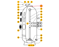 Прокладка кришки фільтра Aquaviva AP 450-930 мм