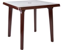 Стіл квадратний Aquajoy (800x800x720 мм), шоколад