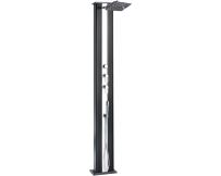 Душ сонячний Aquaviva Hybride Dada Straight алюмінієвий з мийкою для ніг, антрацит DS-D463NX, 40 л