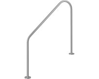 Поручень Flexinox 87162260 для римських сходів 2-BEND (1829 мм, фланець, AISI-316L)