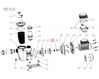 Крильчатка насоса Hayward SPII/RSII DI, 2 НР (SPX3015CDI)