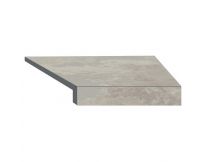 Кутовий Г-подібний елемент бортової плитки Aquaviva Loft Sand, 600x345x50(20) мм (правий/45°)