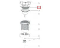 Притискна гайка лампи для прожектора Aquaviva LED/UL-P50 Lights