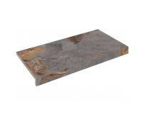 Бортова Г-подібна плитка Aquaviva Ardesia Loft, 595x345x50(20) мм