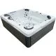 СПА-басейн Aquajoy Saint-Tropez (280х230х95 см), Сріблясто-білий мармур