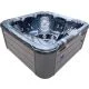 СПА-басейн Aquajoy Ibiza (200х200х89 см), темний опал, з динаміками та LED-підсвічуванням