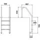 Сходи для басейну Flexinox Standard Electropolished (3 сходинки), AISI-316L