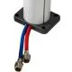 Душ вуличний Aquaviva Quick з LED підсвіткою та мийкою для ніг, білий Q825/9003-QL
