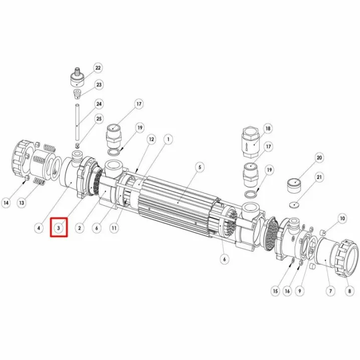 Фітинг-корзина теплообмінника G2 Elecro, 2 шт.