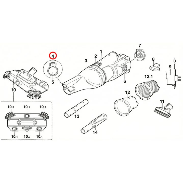 Клапана зливу води Kokido для пилососа Voltera EV35