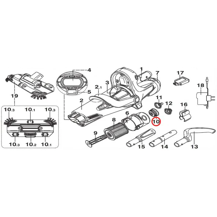 Клапан різьби картриджного фільтра Kokido Voltera EV60