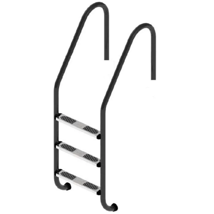 Сходи для басейну Flexinox Standard Nero (3 сходинки) Black, AISI-316L