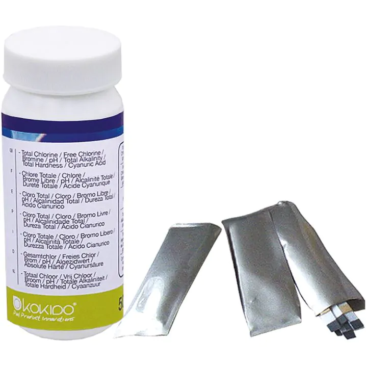 Тест-смужки для контролю води в басейні Kokido TK31CBX 6-в-1