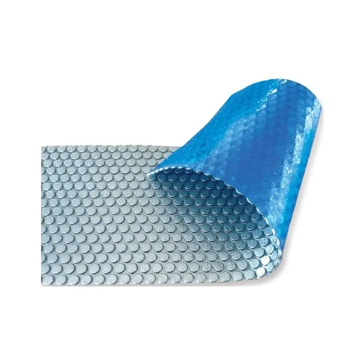 Солярне покриття Aquajoy Platinum Bubbles 500 мкм, ширина 3 м (50 пог. м), сріблястий/блакитний