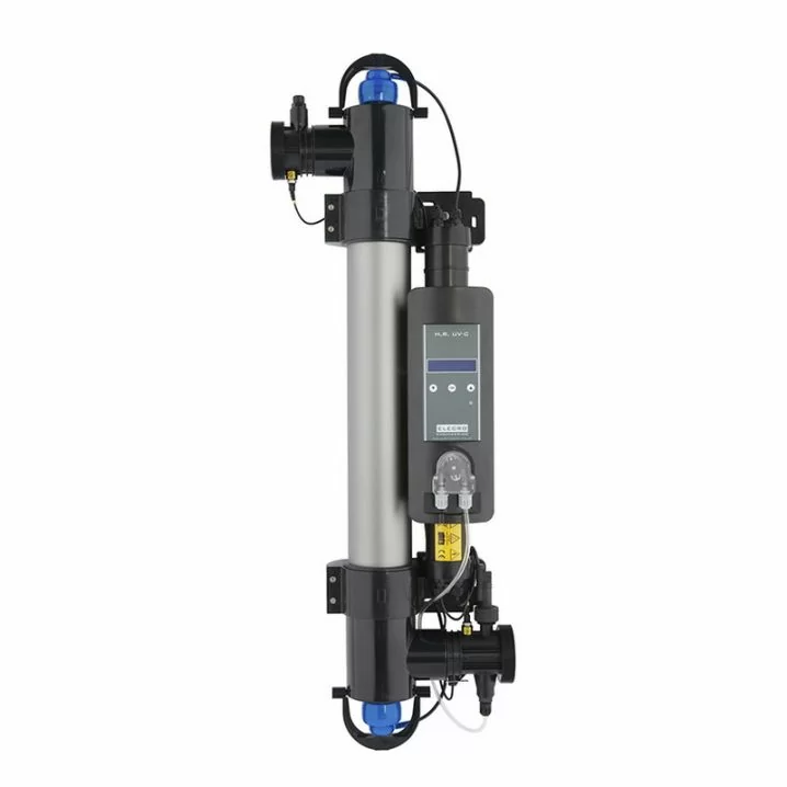 Ультрафіолетова установка Elecro Steriliser UV-C HRP-55-EU + DLife indicator + дозуючий насос (16 м3/год, 55 Вт)