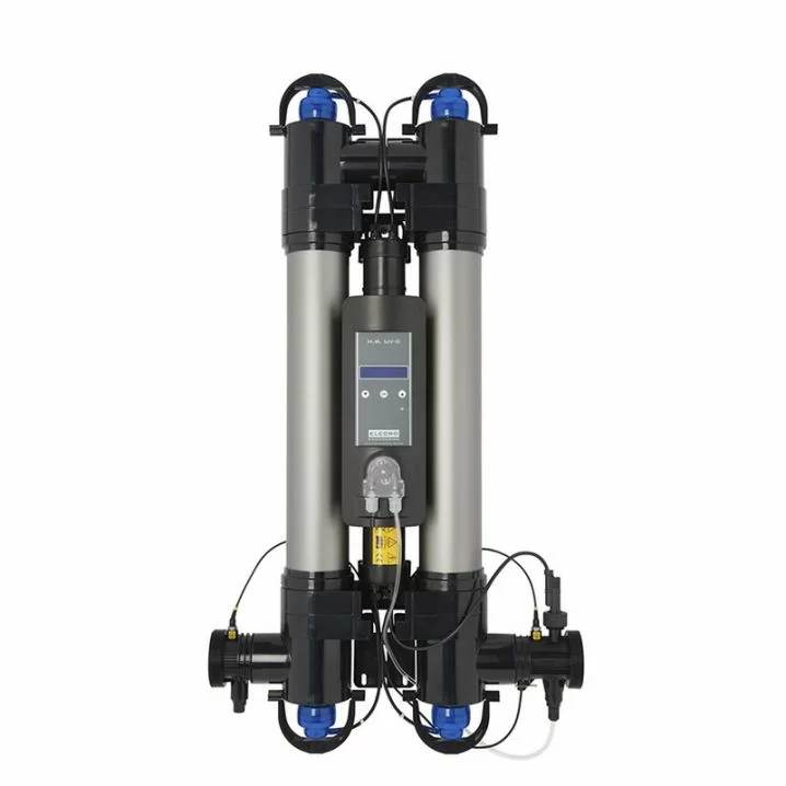 Ультрафіолетова установка Elecro Steriliser UV-C HRP-110-EU + DLife indicator + дозуючий насос (32 м3/год, 110 Вт)