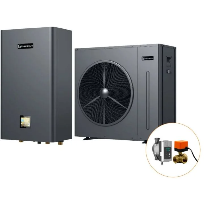 Інверторний тепловий насос для дому Aquaviva Plus 6 (5.88 кВт), циркуляційний насос + триходовий клапан