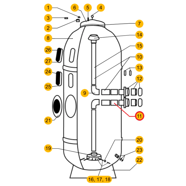 Адаптер із зовнішнім різьбленням Aquaviva AP